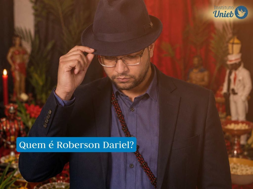 O Instituto Unieb é confiável? Foto do Pai Roberson Dariel, fundador e dirigente espiritual do Instituto Unieb