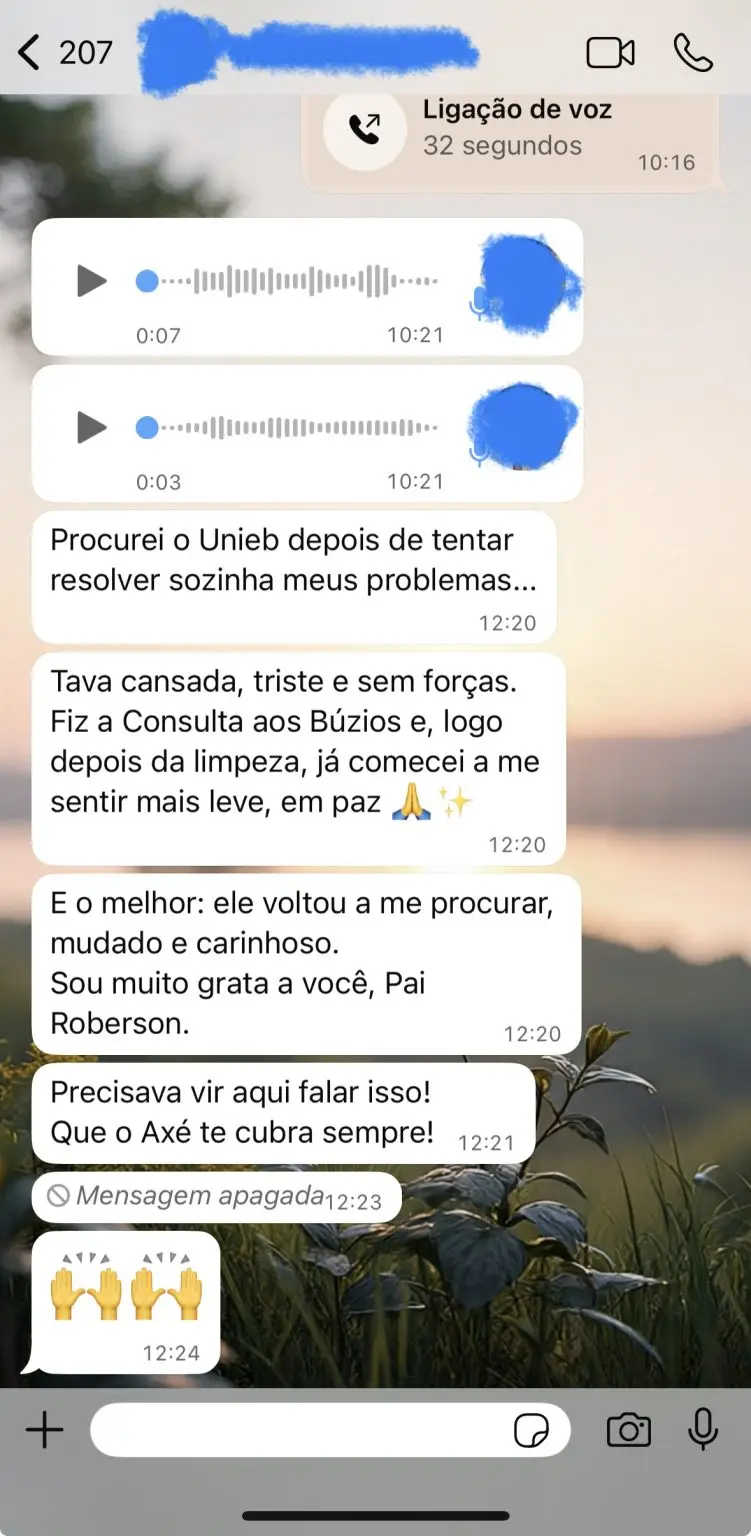 Depoimentos de amarração amorosa