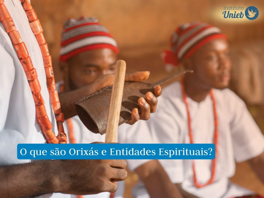 Imagem que ilustra a diferença de Entidades e Orixás