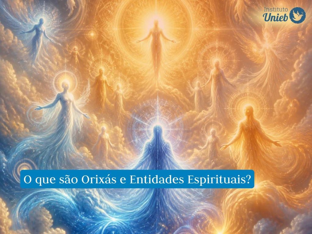 Espíritos de luz representando a diferença de Entidades e Orixas