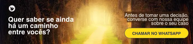 Orientação amorosa para avaliar se ainda existe possibilidade de reconciliação entre o casal.