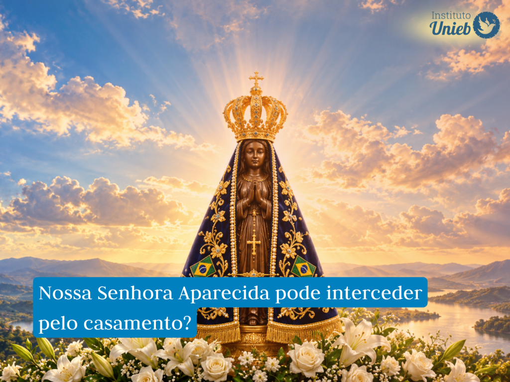 Nossa Senhora Aparecida: como pedir intercessão pelo casamento em crise? Imagem representando Nossa Senhora Aparecida, a padroeira do Brasil